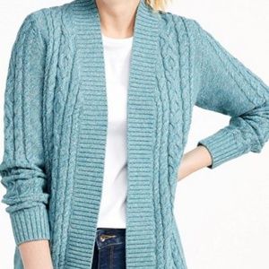Double L® Cotton Sweater Open Cardigan